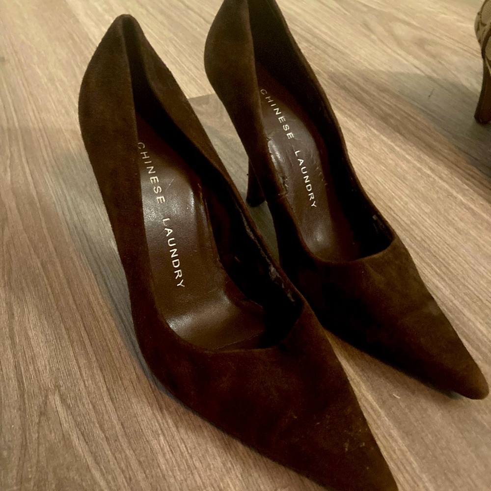 Brown Chinese Laundry size 6 high heels